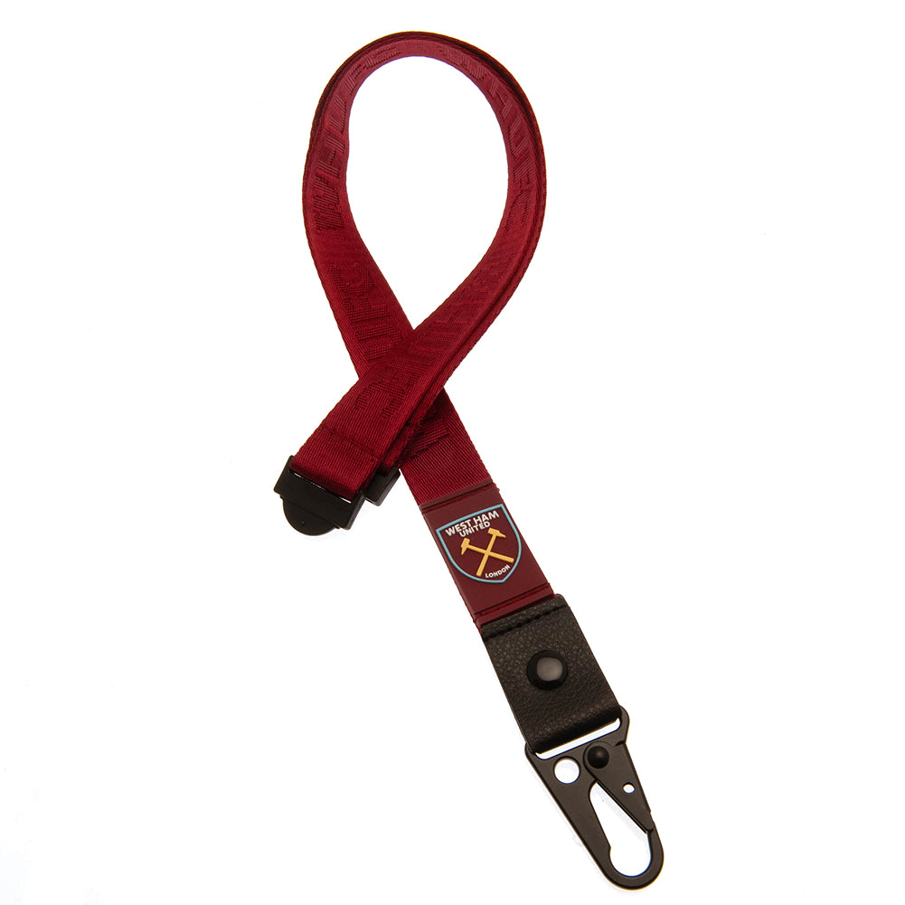 West Ham United FC Deluxe Lanyard - Officially licensed merchandise.