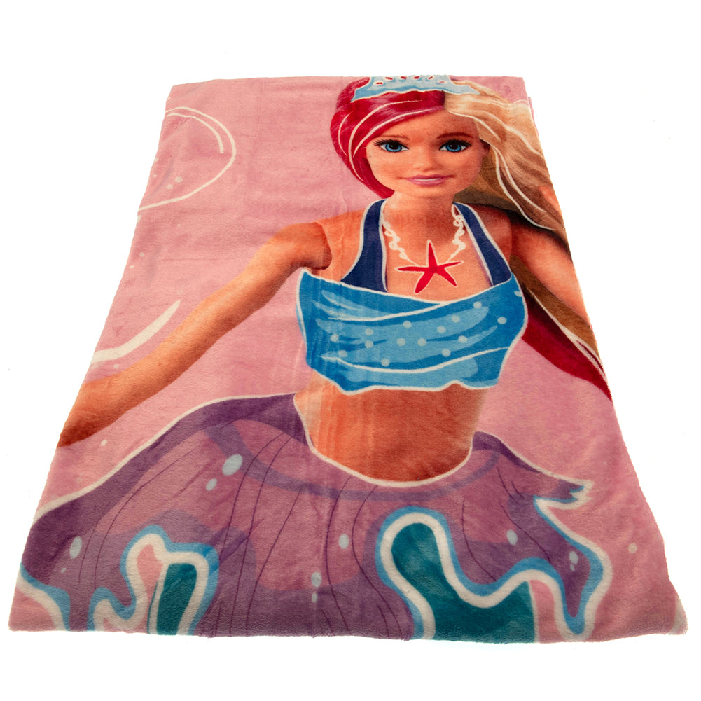 Barbie Premium Fleece Blanket - Officially licensed merchandise.