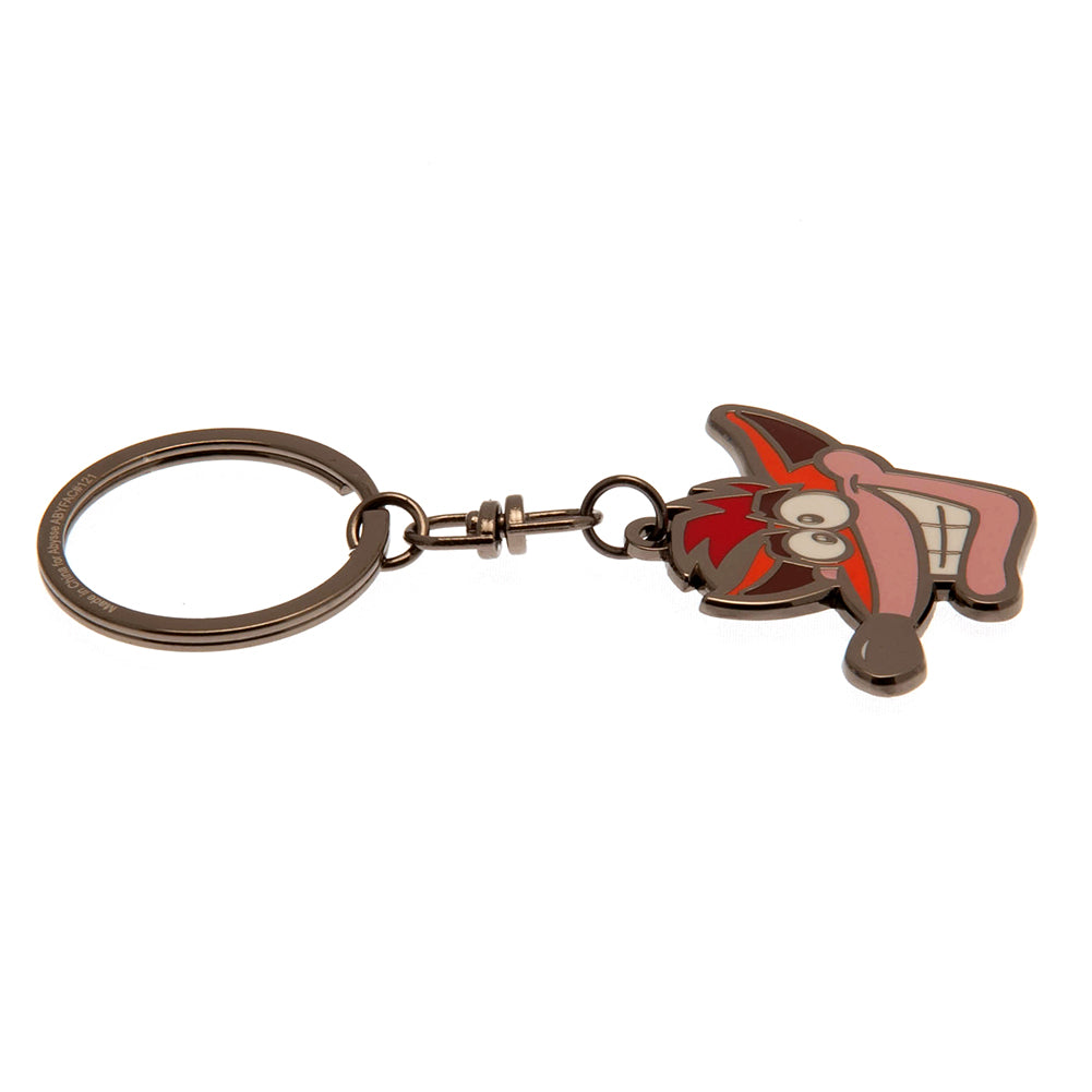 Crash Bandicoot Metal Keyring - Officially licensed merchandise.