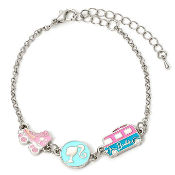 Barbie Silver Plated Charm Bracelet