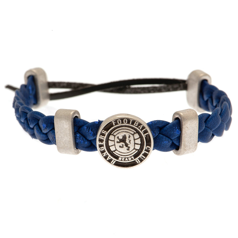 Rangers FC PU Slider Bracelet - Officially licensed merchandise.