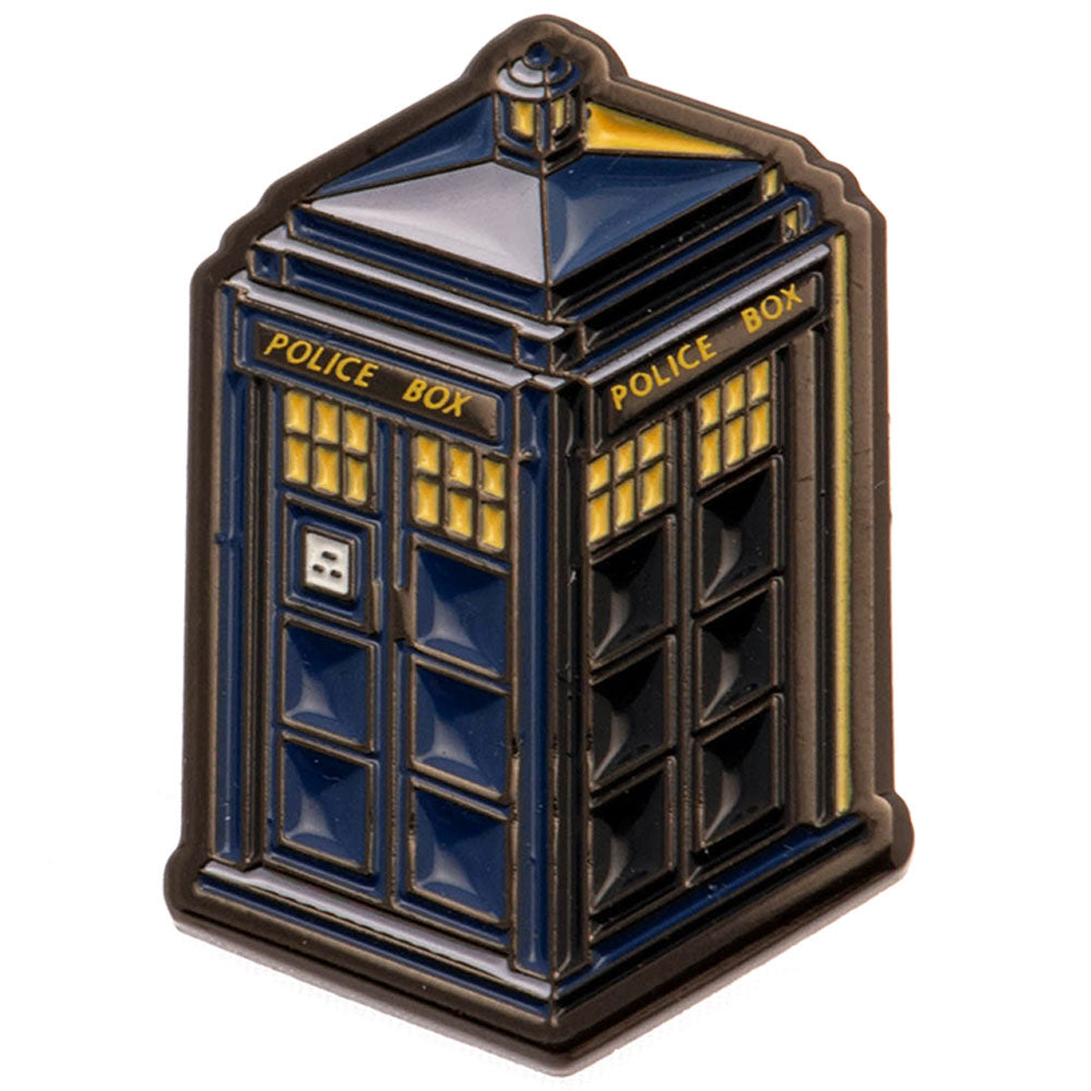 Doctor Who Badge Tardis - Officially licensed merchandise.