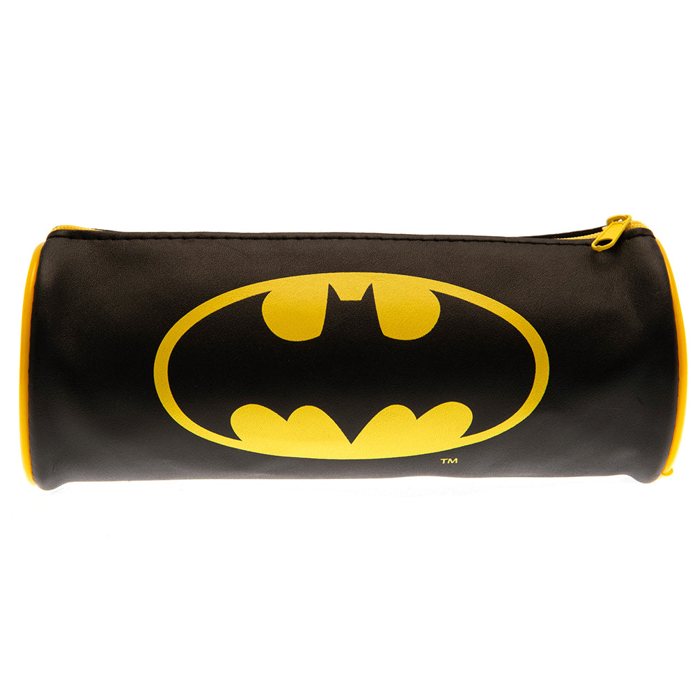 Batman Barrel Pencil Case - Officially licensed merchandise.