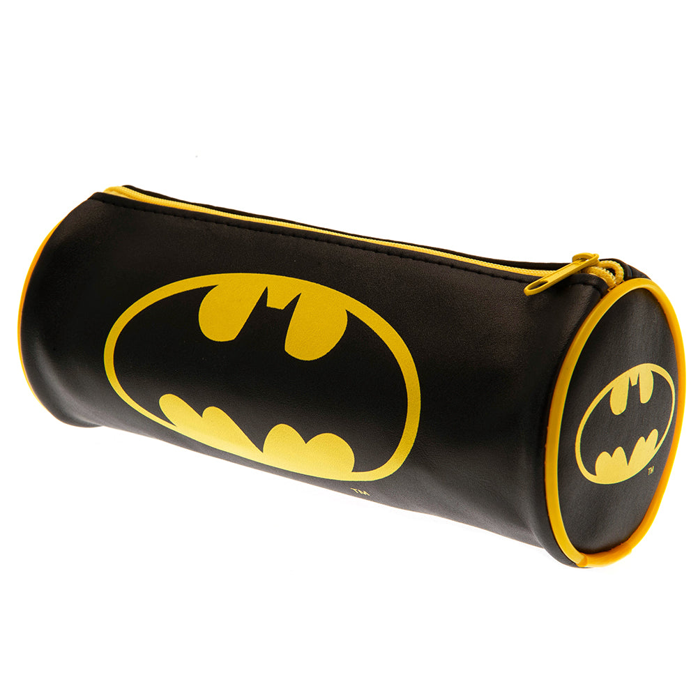 Batman Barrel Pencil Case - Officially licensed merchandise.