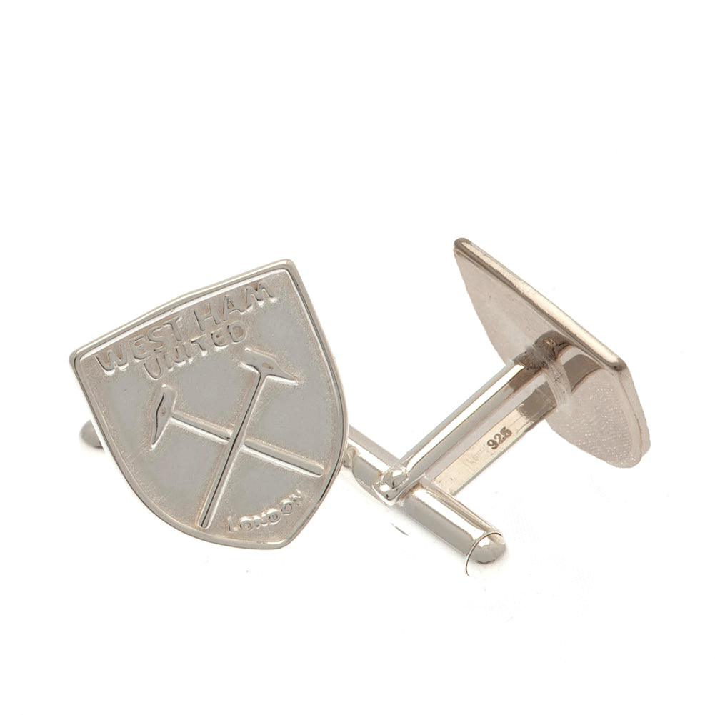 West Ham United FC Sterling Silver Cufflinks - Officially licensed merchandise.