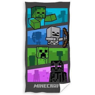 Minecraft Towel Split - Officially licensed merchandise.