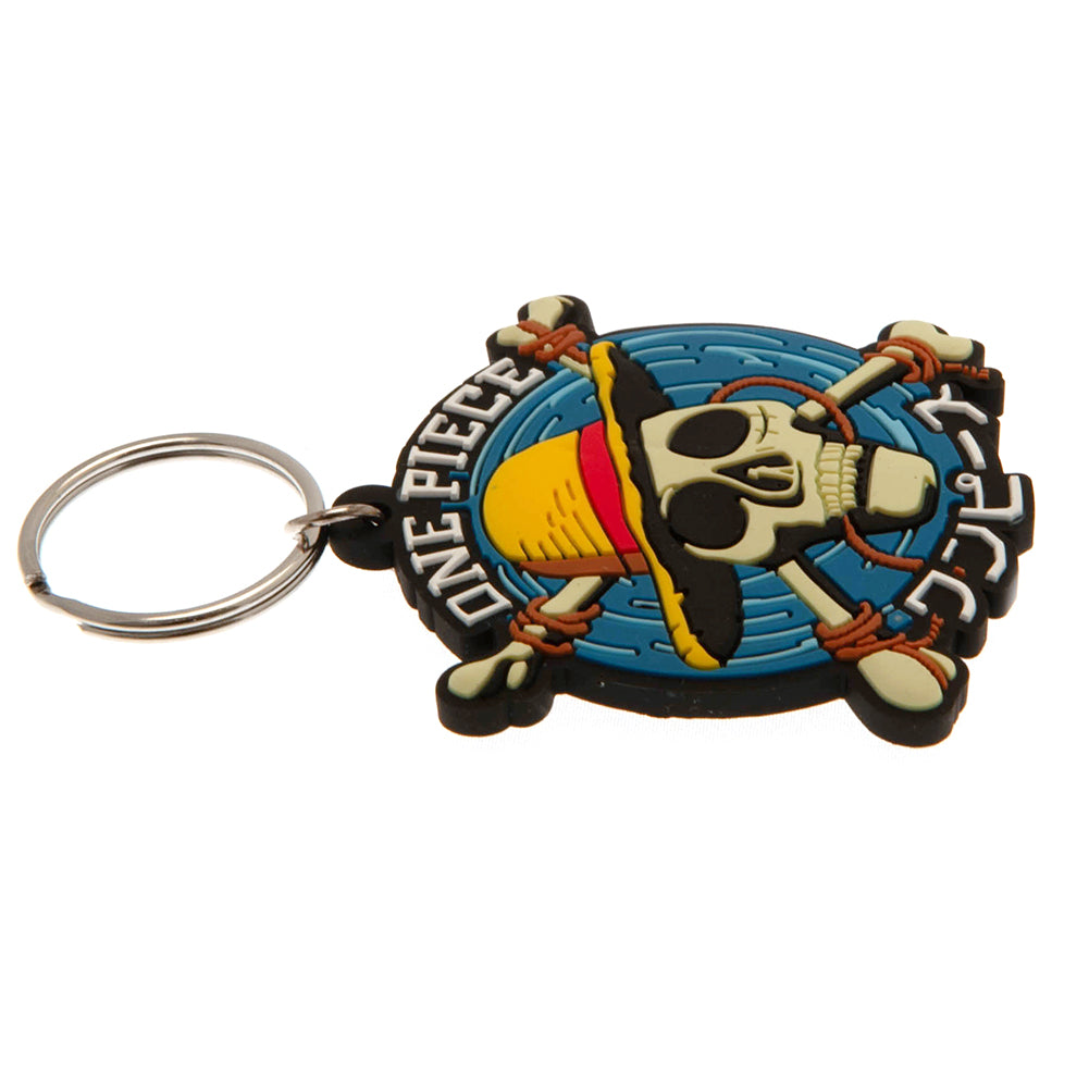 One Piece PVC Keyring Straw Hat Crew - Officially licensed merchandise.