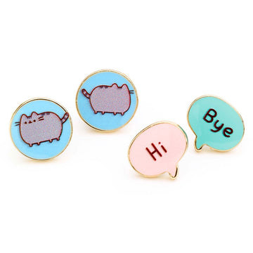 Pusheen Stud Earrings Set