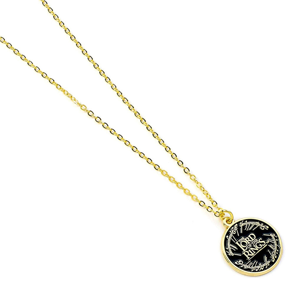 The Lord Of The Rings Gold Plated Necklace Logo