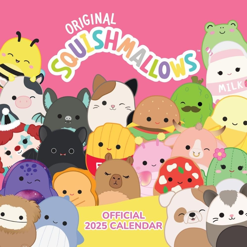 Squishmallows Square Calendar 2025