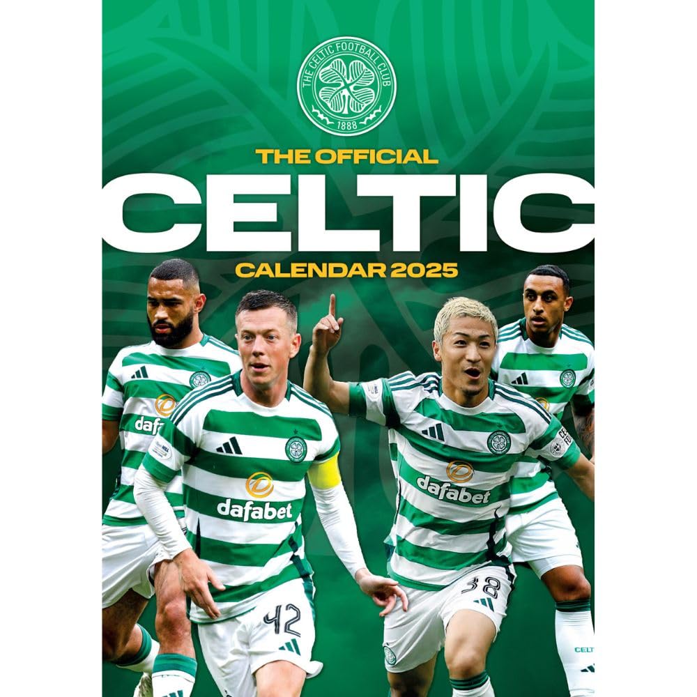 Celtic FC A3 Calendar 2025