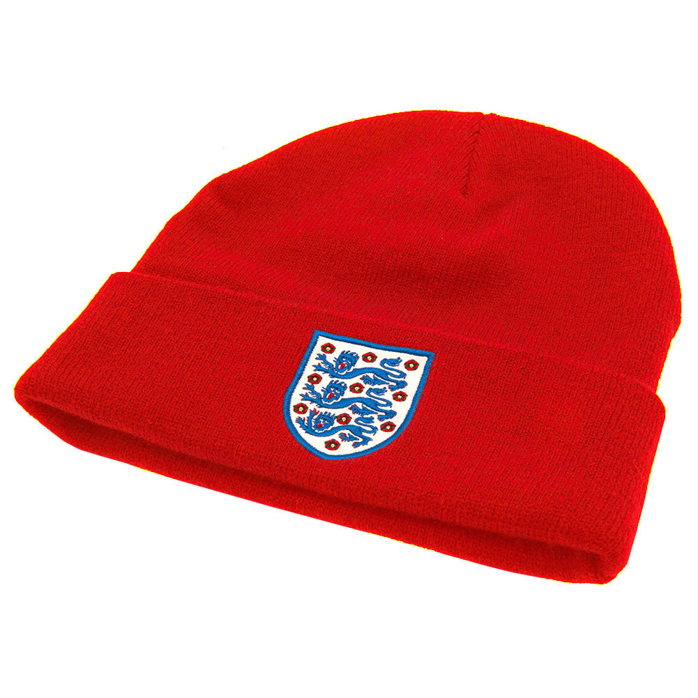 England FA Red Cuff Beanie