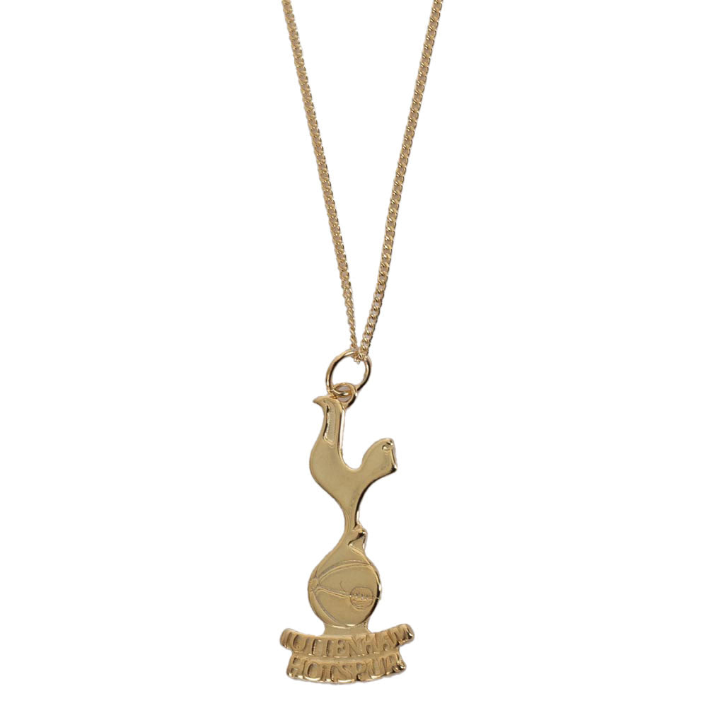 Tottenham Hotspur FC 18ct Gold Plated on Silver Pendant & Chain