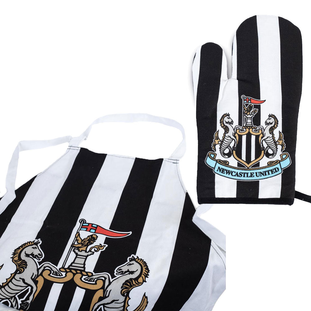 Newcastle United FC Apron & Oven Glove Set