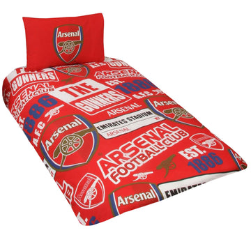 Arsenal FC Patch Single Duvet Set