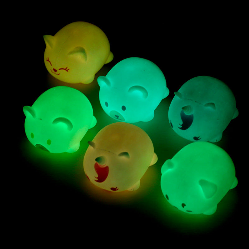 Squeezy Glow in The Dark Animal Toy