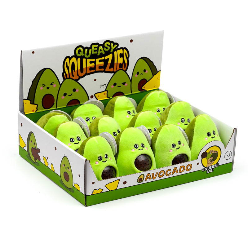 Queasy Squeezy Polyester Toy - Avocado