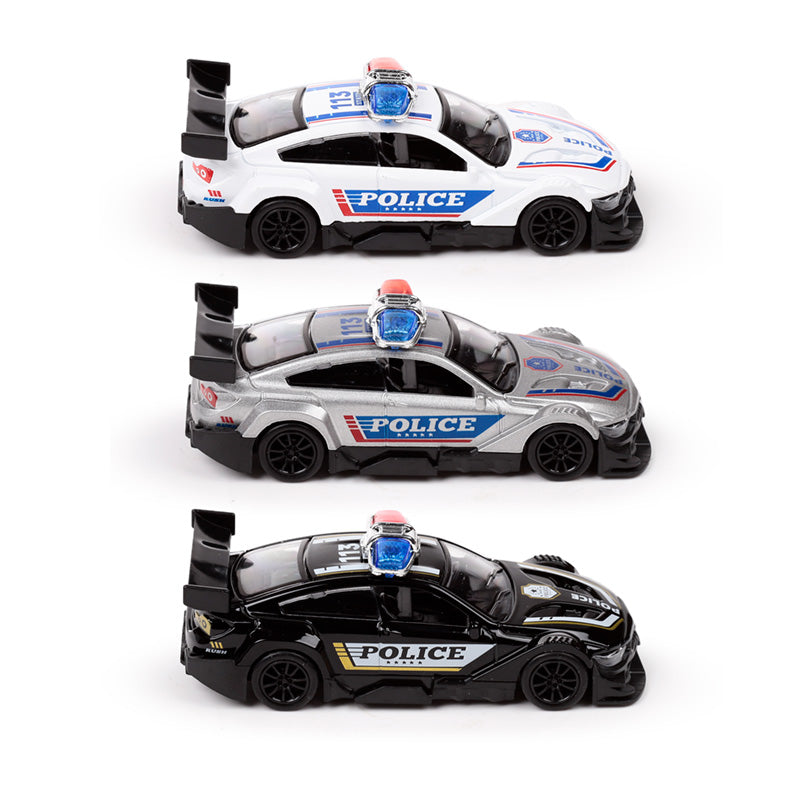 Pull Back Action Toy - Police Car