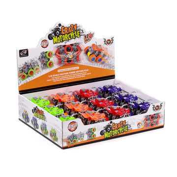 Push/Pull Action Toy - 4x4 Stunt Quad Bike