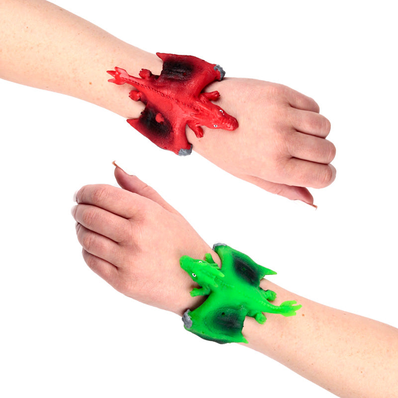 Wrist Slap Toy - Dragon x12