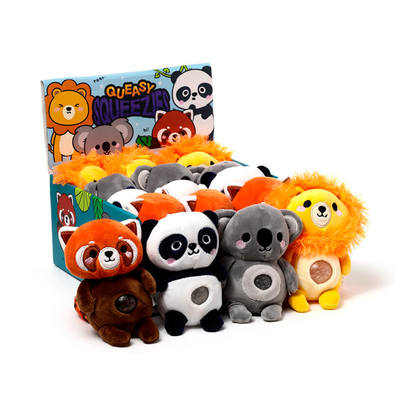 Queasy Squeezy Polyester Toy - Adoramals Zoo Mix 1