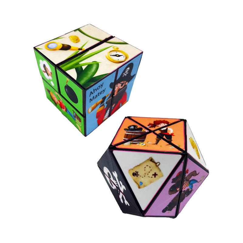 Puzzle Cube Toy - Jolly Rogers Pirate