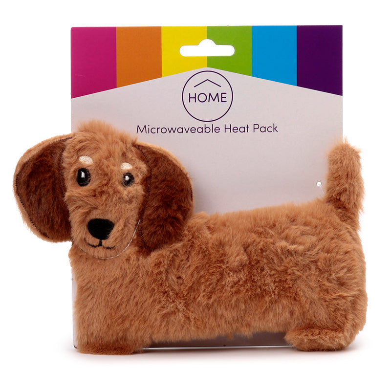 Microwavable Plush Wheat and Lavender Heat Pack - Sausage Dog