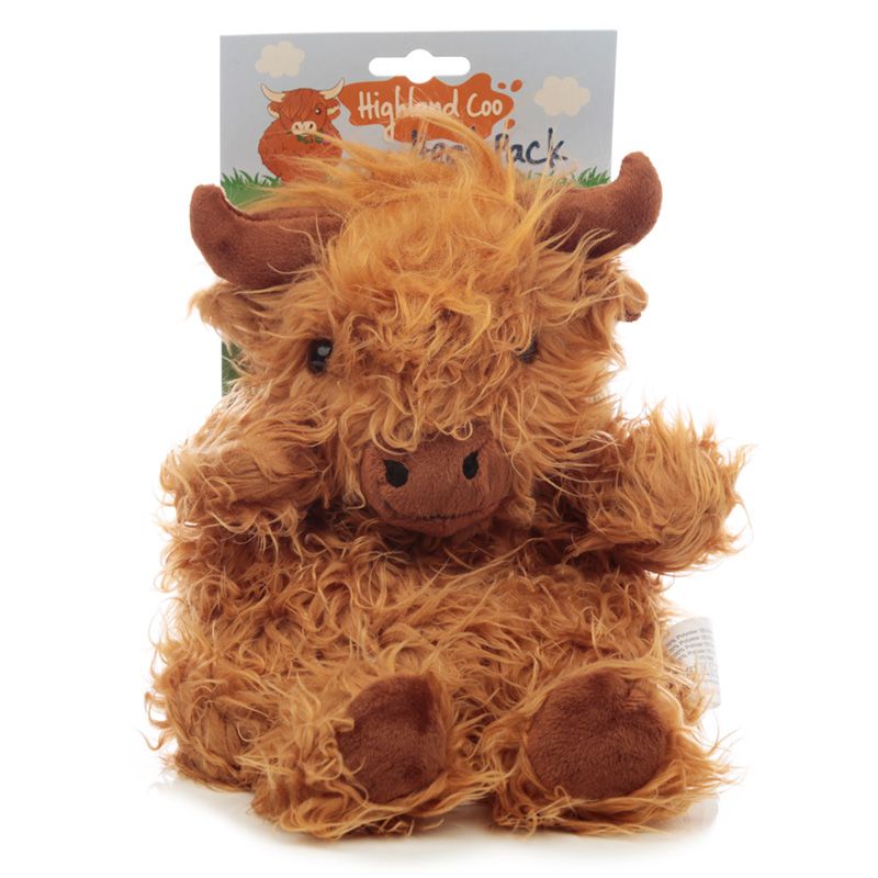 Highland Coo Cow Microwavable Heat Wheat Pack