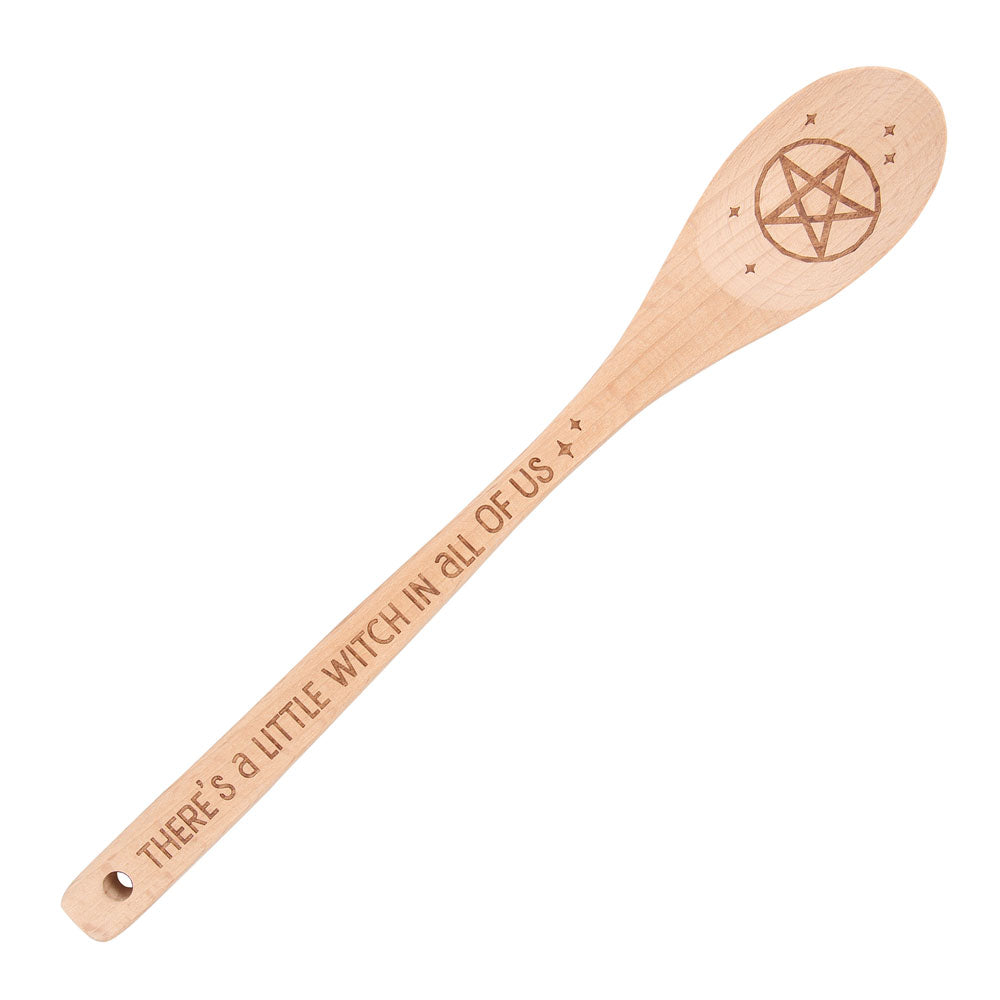 Little Witch in All of Us Wooden Pentagram Spoon