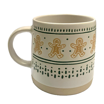 Stoneware Mug - Christmas Gingerbread Man