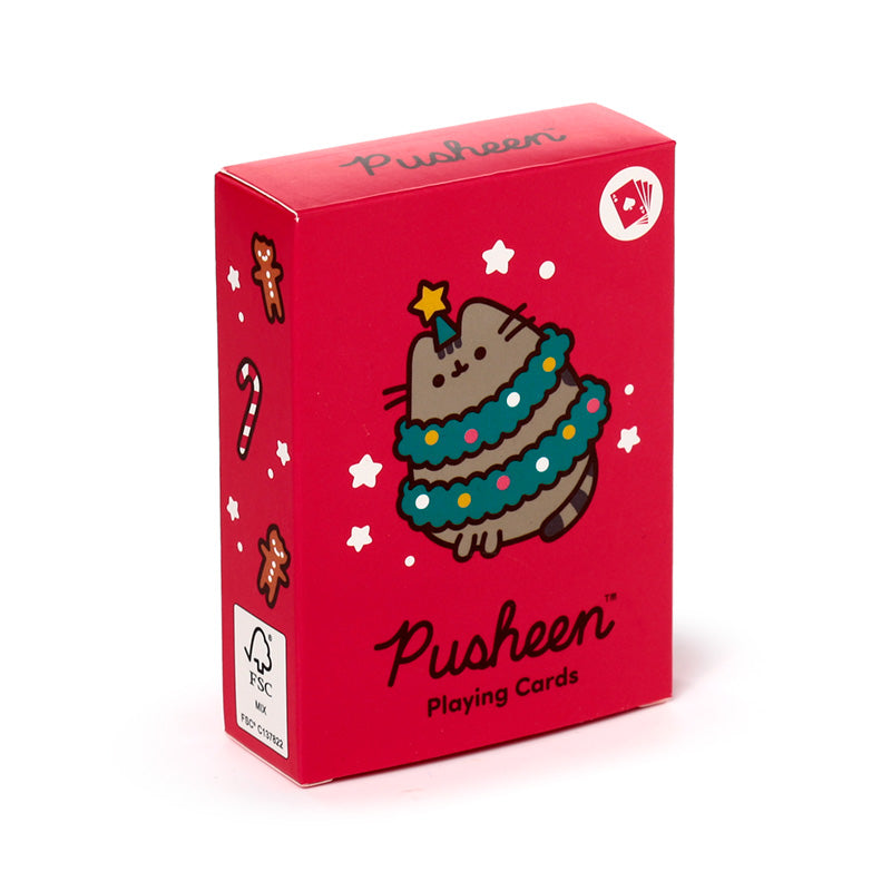 Standard Deck of Playing Cards - Christmas Pusheen the Cat