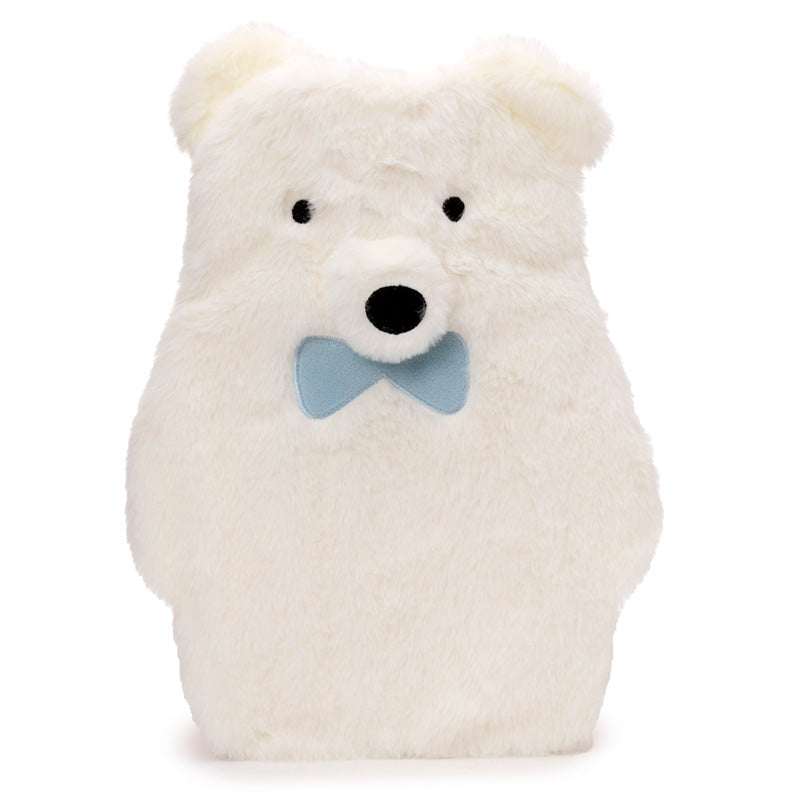 1L Hot Water Bottle with Plush Cover - Polar Bear