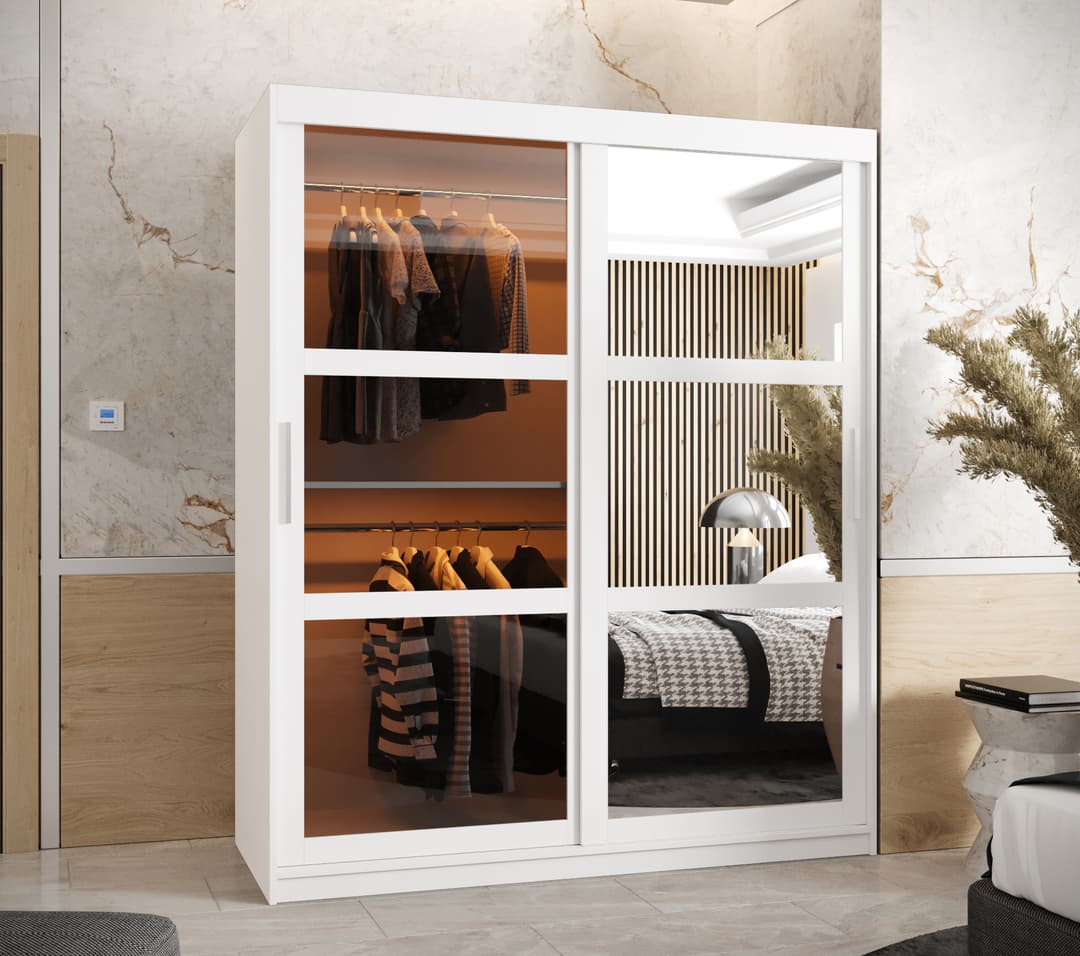 Parma II Sliding Door Wardrobe 150cm