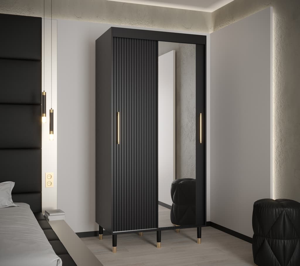 Mora II Sliding Door Wardrobe 100cm