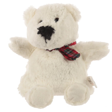 Snuggables Polar Bear Microwavable Plush Wheat and Lavender Heat Pack