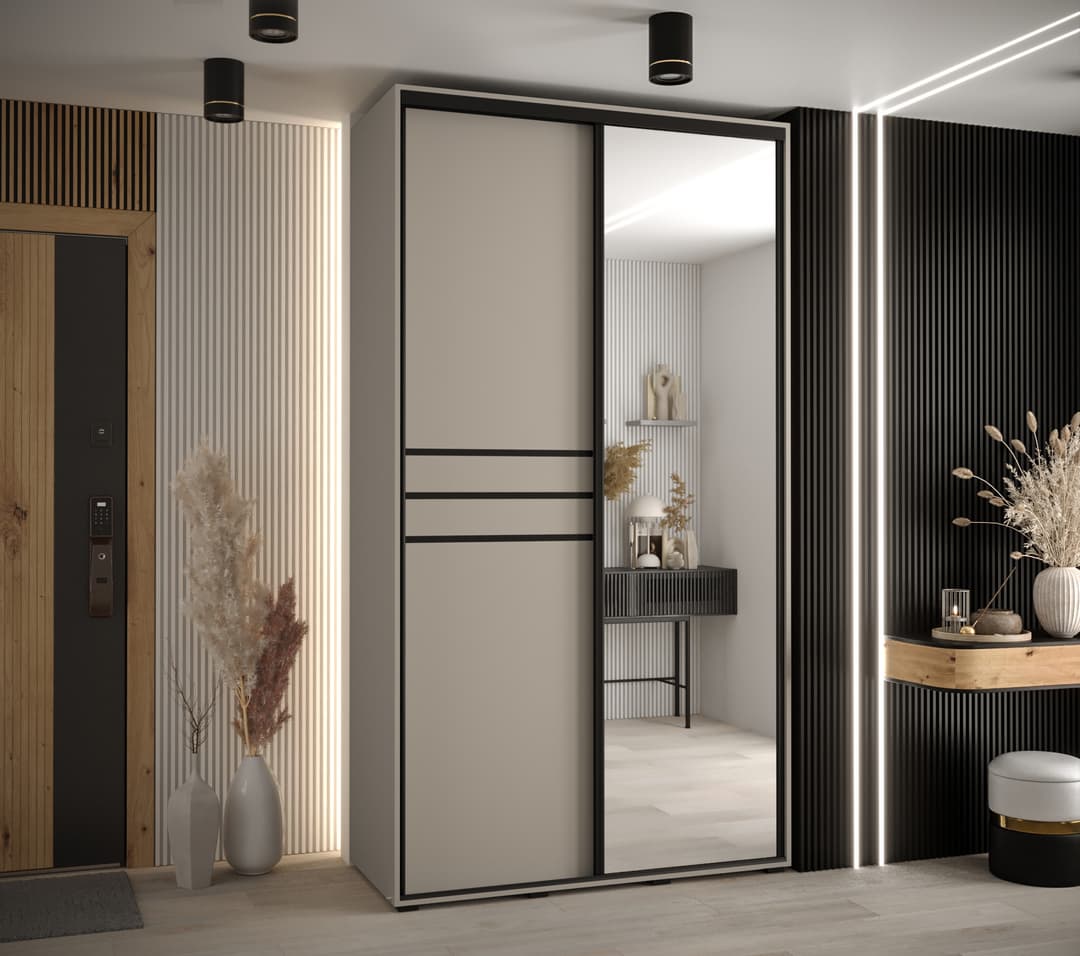 Dakota XI Sliding Door Wardrobe 140cm