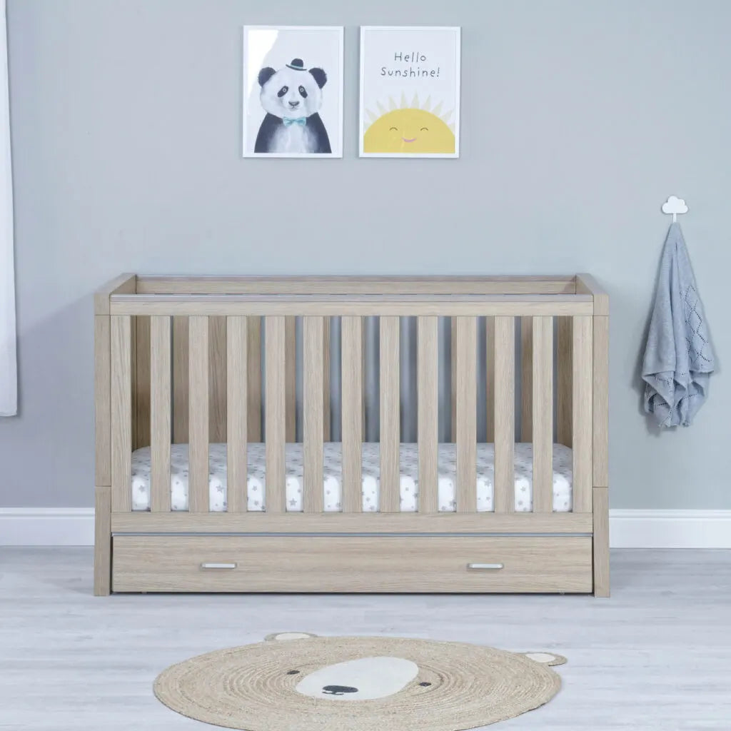 Luno Cot Bed With Drawer