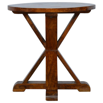 Chestnut Tristle Round Table