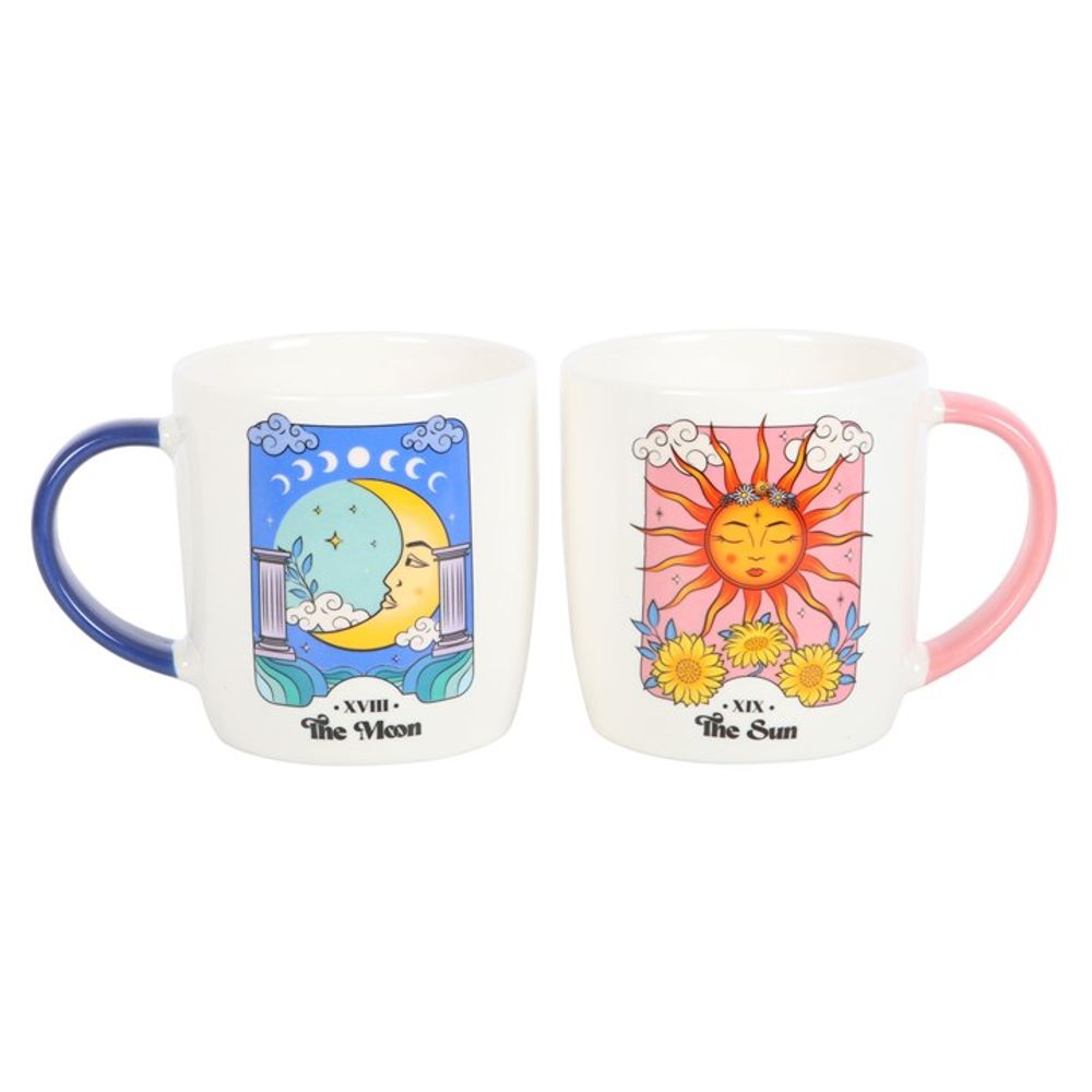 Sun and Moon Celestial Mug Set