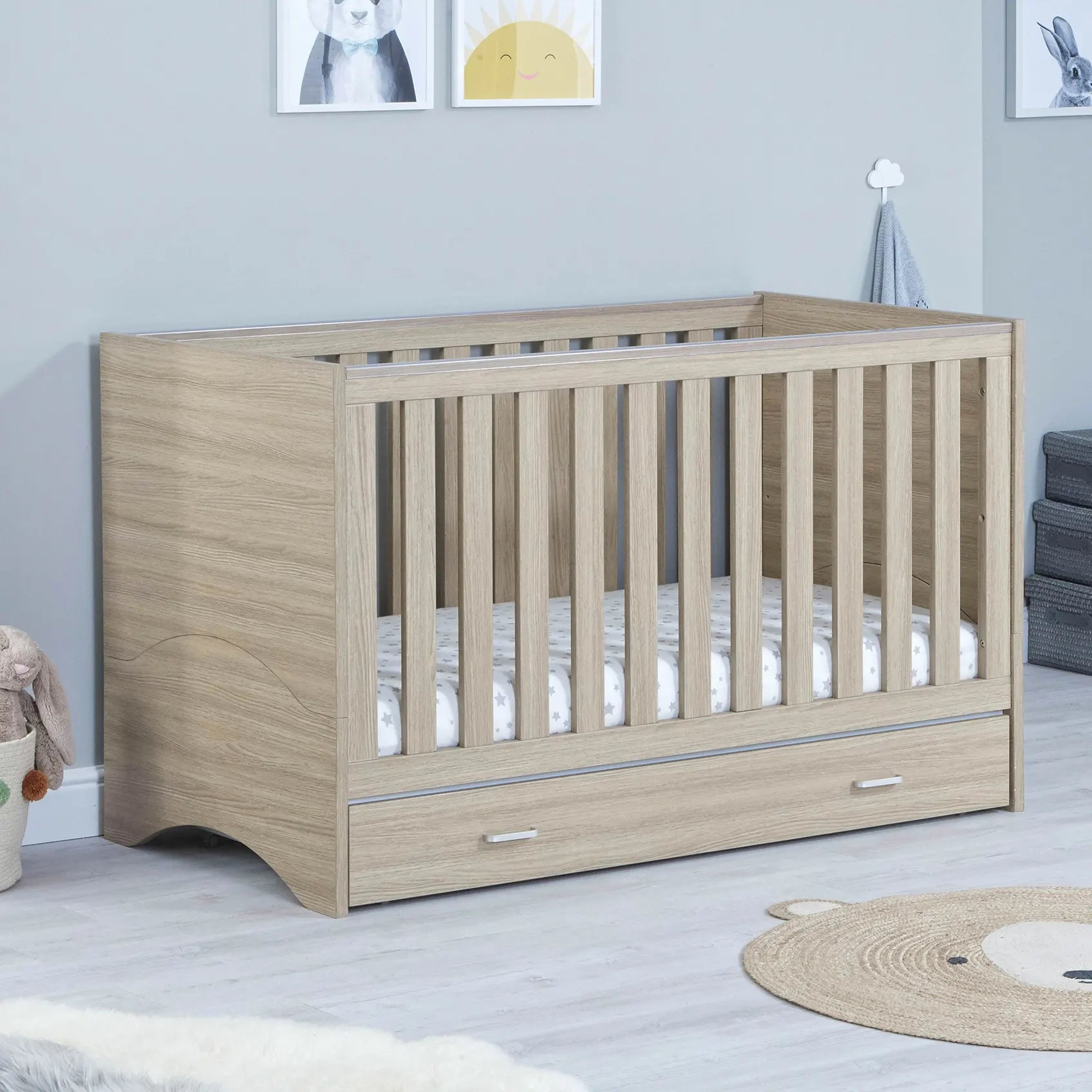 Veni Cot Bed With Drawer