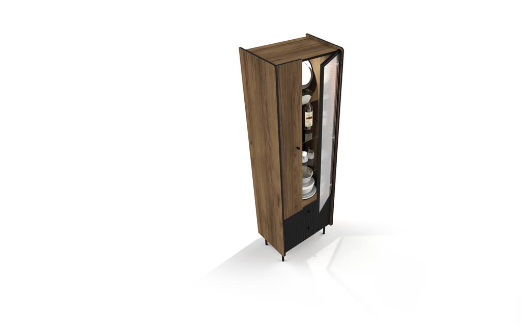 Prestigo Tall Display Cabinet 59cm