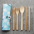 100% Natural Bamboo Cutlery 6 Piece Set - Daisy Lane Pick of the Bunch-