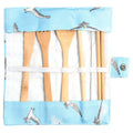 100% Natural Bamboo Cutlery 6 Piece Set - Seagull Buoy-