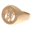 Chelsea FC 9ct Gold Crest Ring Large - Officially licensed merchandise.