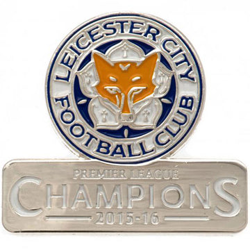 Leicester City FC Badge Champions - Officially licensed merchandise.