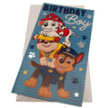 Paw Patrol Birthday Card Boy - Officially licensed merchandise.