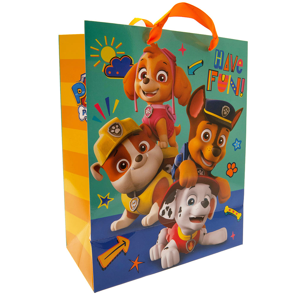 Paw Patrol Gift Bag Medium - Officially licensed merchandise.