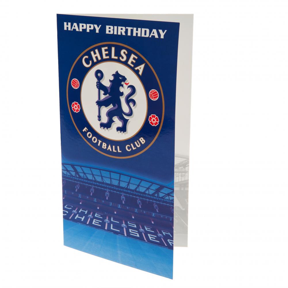 Chelsea FC Birthday Card - Officially licensed merchandise.