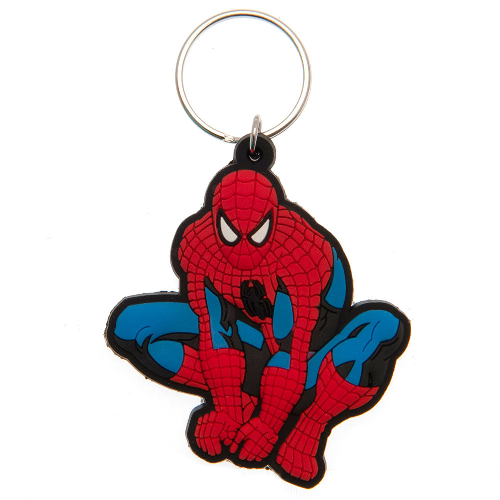 Spider-Man PVC Keyring - Officially licensed merchandise.