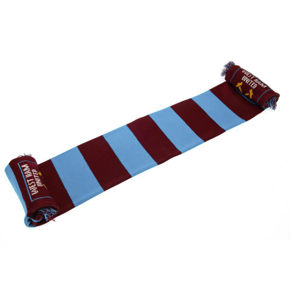 West Ham United FC Bar Scarf NB - Officially licensed merchandise.